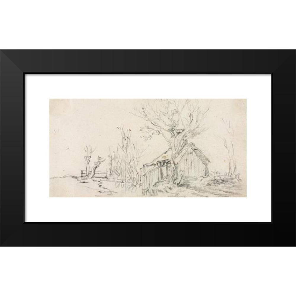 Black Modern Framed Museum Art Print K582