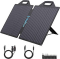 100W ETFE Portable Solar Panel Charger with Kickstands, IP65 Waterproof, SAE and MC4 Cable I381532