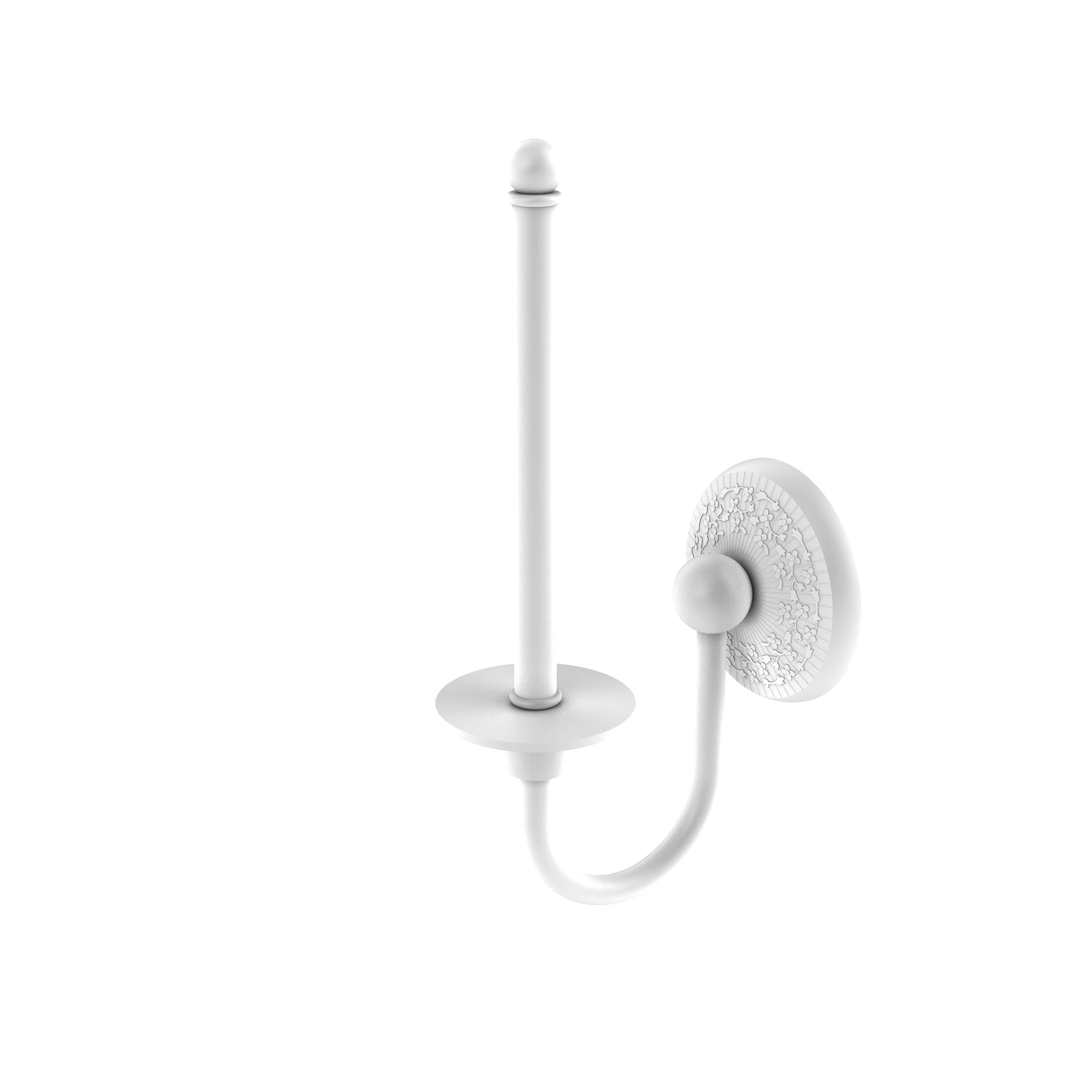 Matte White Upright Toilet Tissue Holder L16405