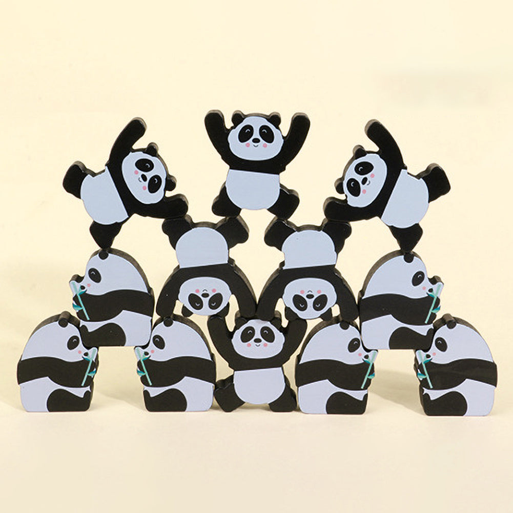 12Pcs Wooden Building Blocks Stacking Toy S966130