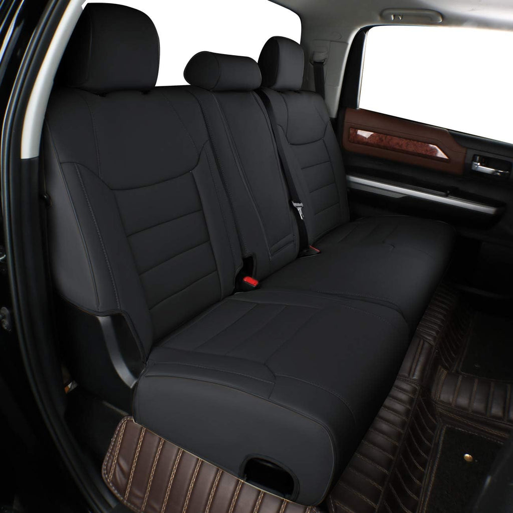 Black Neoprene Car Seat Covers for Toyota Tundra 2022 2023 2024 S457636