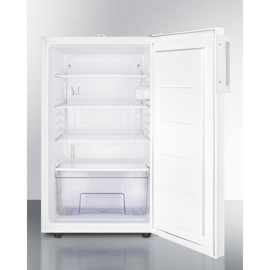 White 4.1 cu ft Compact Refrigerator Q58548