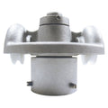 2 3/8x22 White Double Pulley Revolving Truck L7439