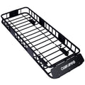 Black Steel Roof Rack Cargo Carrier Basket B1547