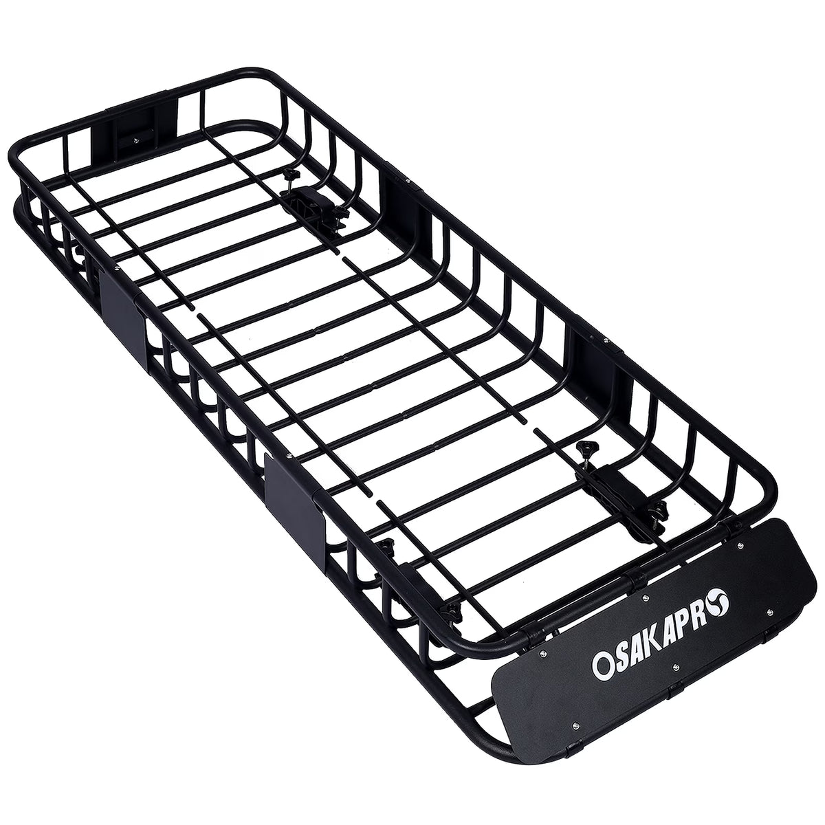 Black Steel Roof Rack Cargo Carrier Basket B1547