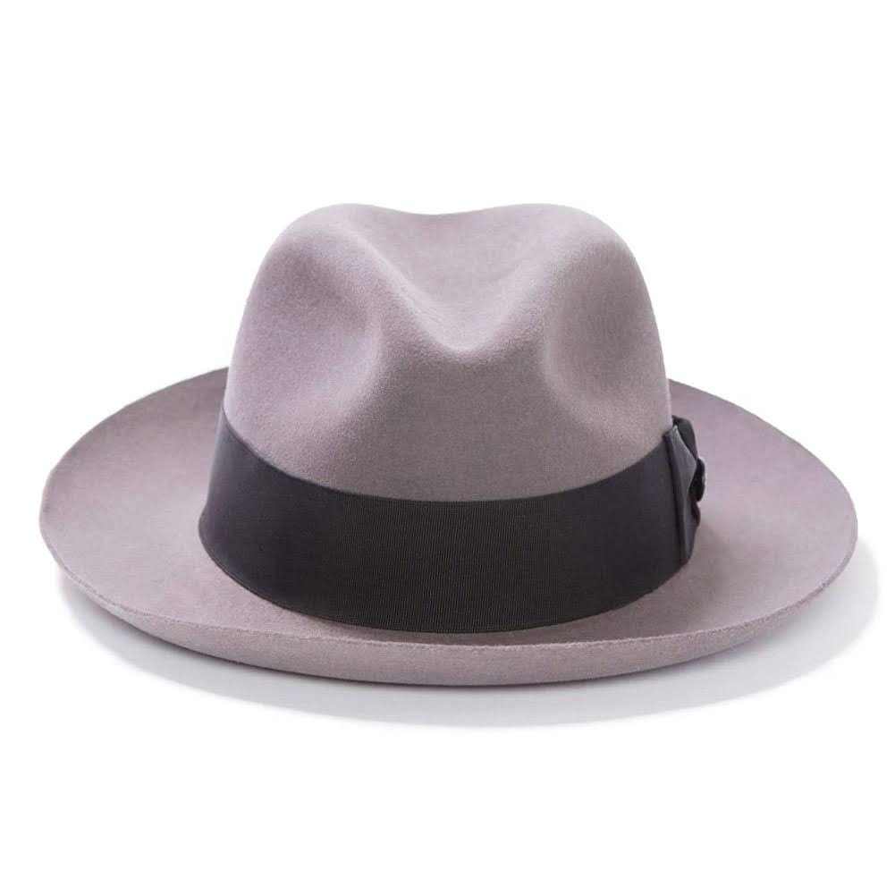 Caribou Fur Felt Fedora Hat I6042