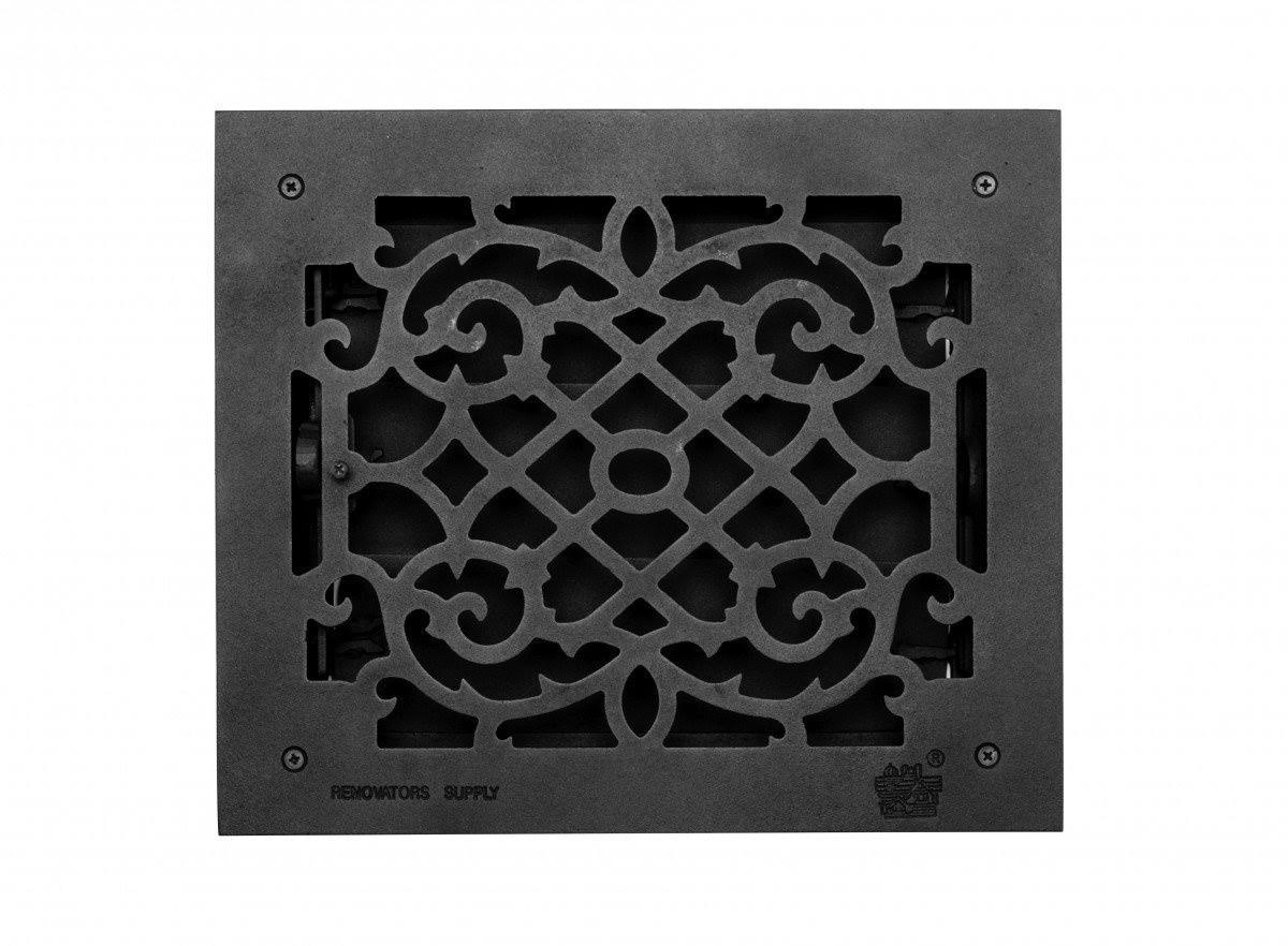 Victorian Cast Floor Heat Register Vent 10 x 12 Z58875