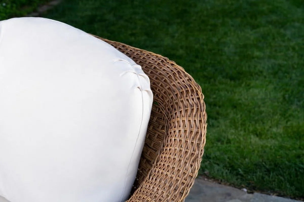 Swivel Glider Club Chair, Canvas Natural Q910