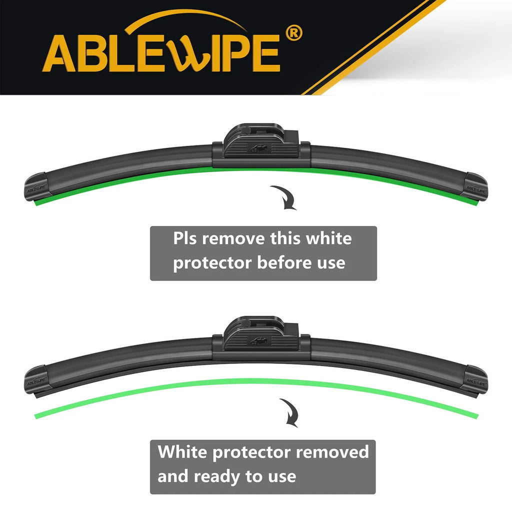 22" + 20" Windshield Wiper Blades Set of 2 X5330