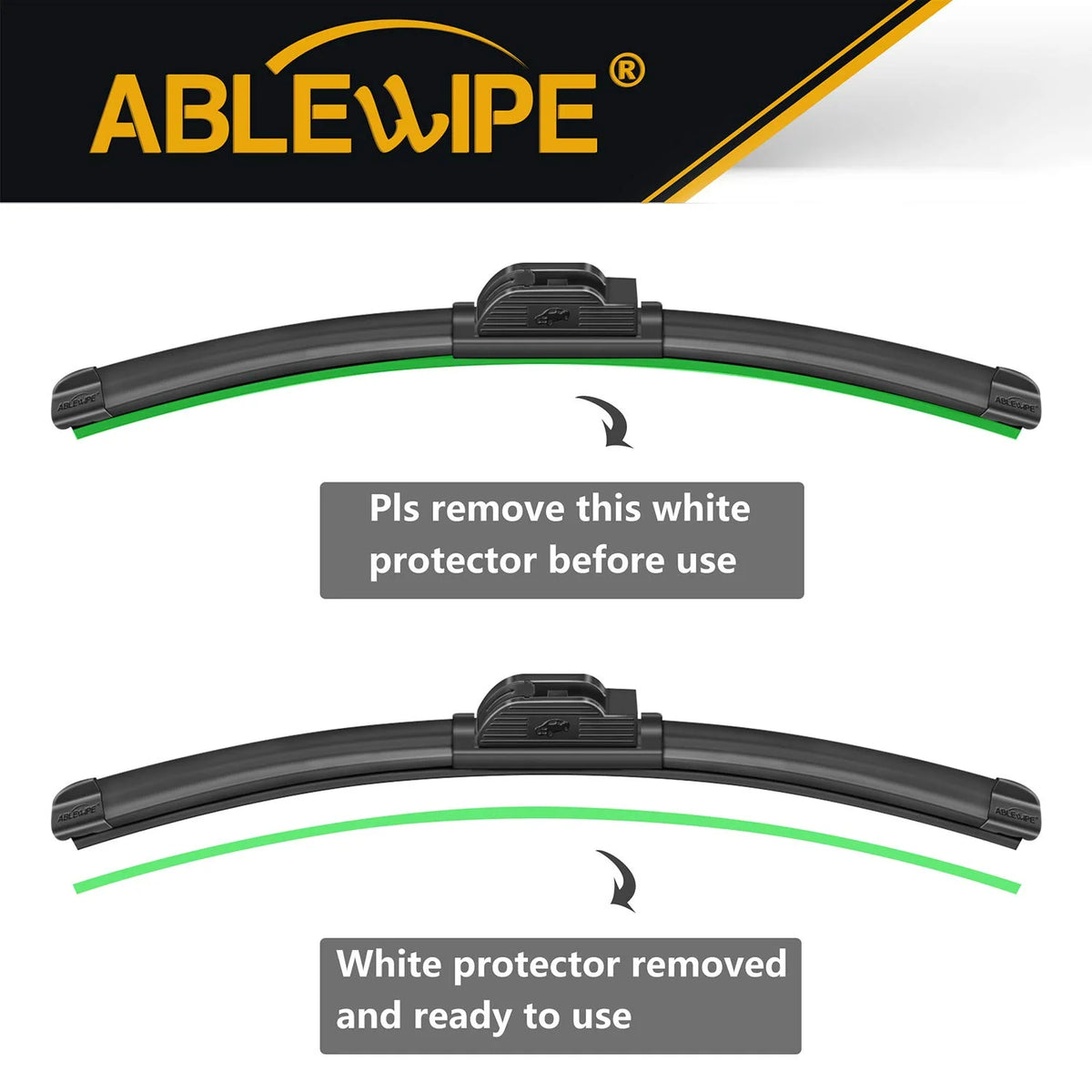 22" + 20" Windshield Wiper Blades Set of 2 X5330