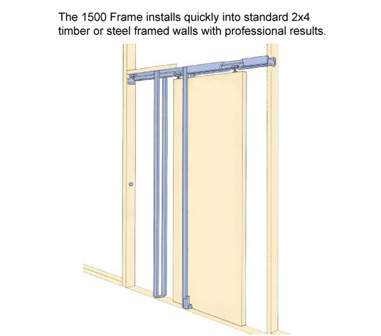 Solid Wood Interior Sliding French Double Pocket Doors 48 x 96 inches L740416