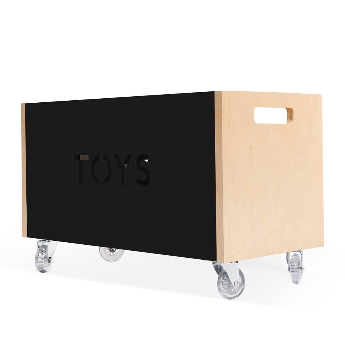 Pink Toy Box Chest on Casters Q2023