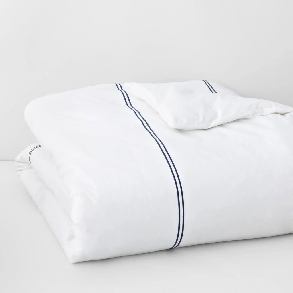 White Full/Queen Duvet Cover T881
