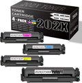 4 Pack CF500X CF501X CF502X CF503X Toner Cartridge for HP M254 M281 Printer B9722
