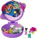 Compact Travel Toy Playset with 2 Micro Dolls and Toy Car K654781