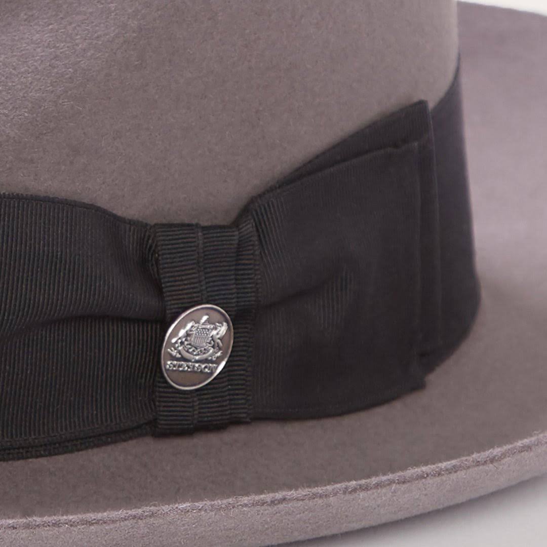 Caribou Fur Felt Fedora Hat I6042
