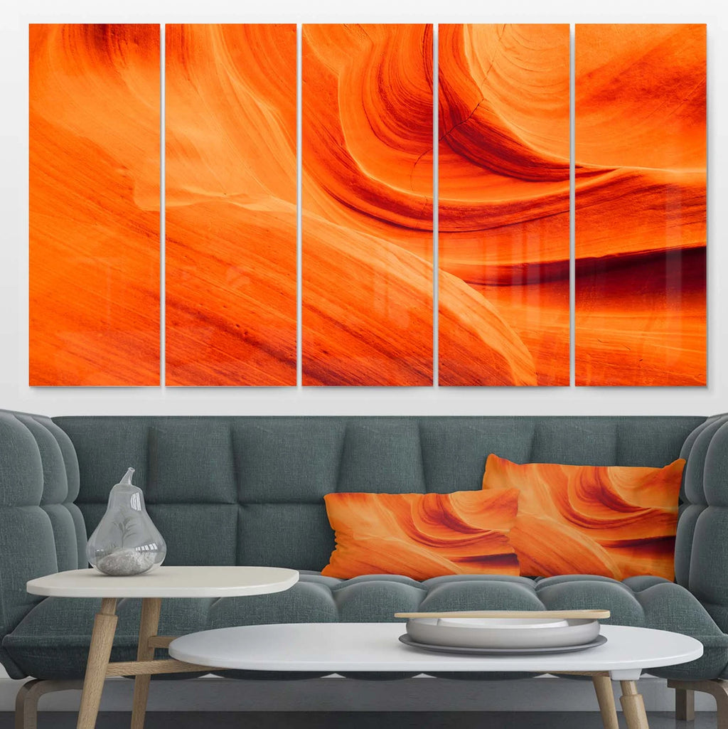 Orange Upper Antelope Canyon Metal Wall Art E64688