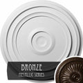 Traditional Reece Ceiling Medallion, Hand-Painted Bronze D237522