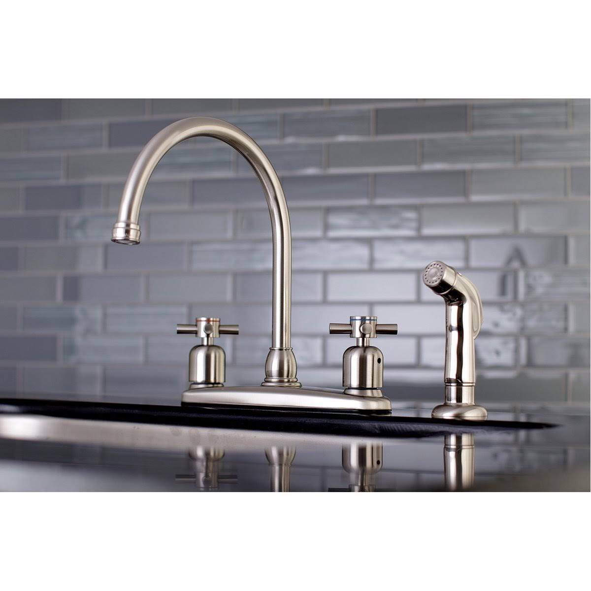 Oil Rubbed Bronze Centerset Kitchen Faucet U815984