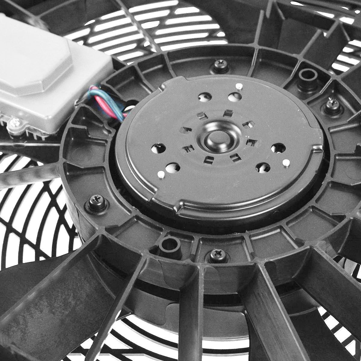 Auxiliary Condenser Brushless Cooling Fan Assembly for BMW X5 2000-2006 E221600