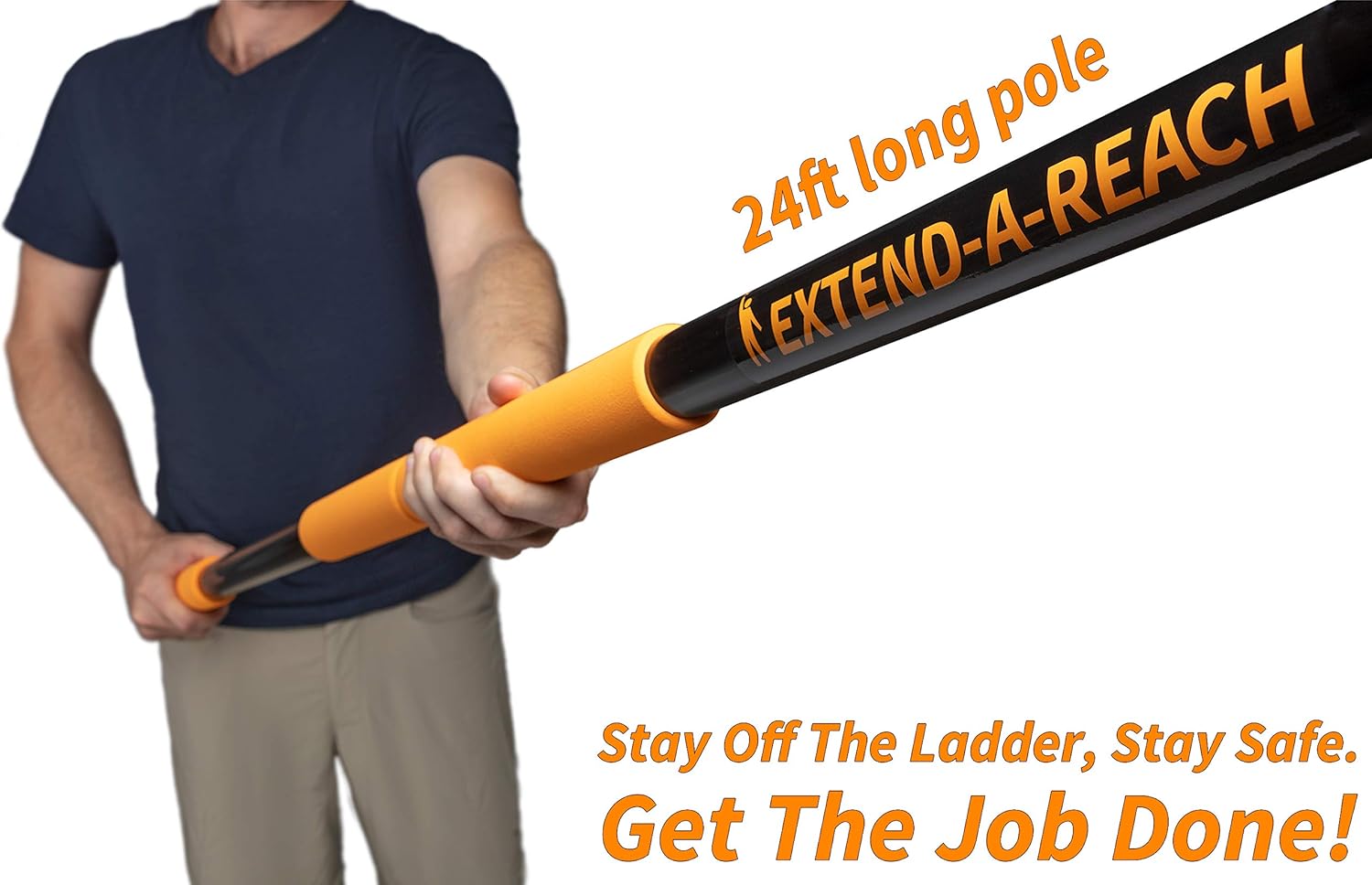 Telescopic Extension Pole with Metal Tip, Pack of 2 W20950