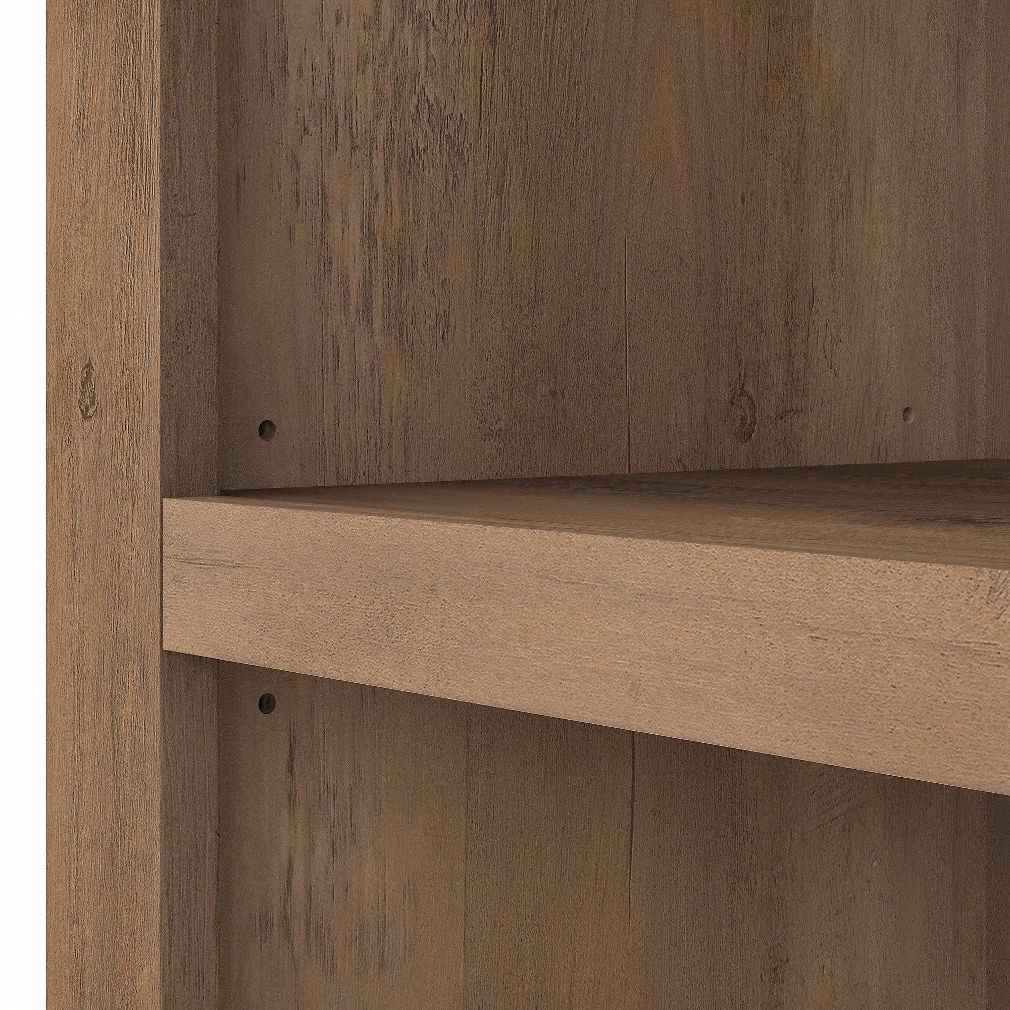 Reclaimed Pine 5 Shelf Bookcase X355