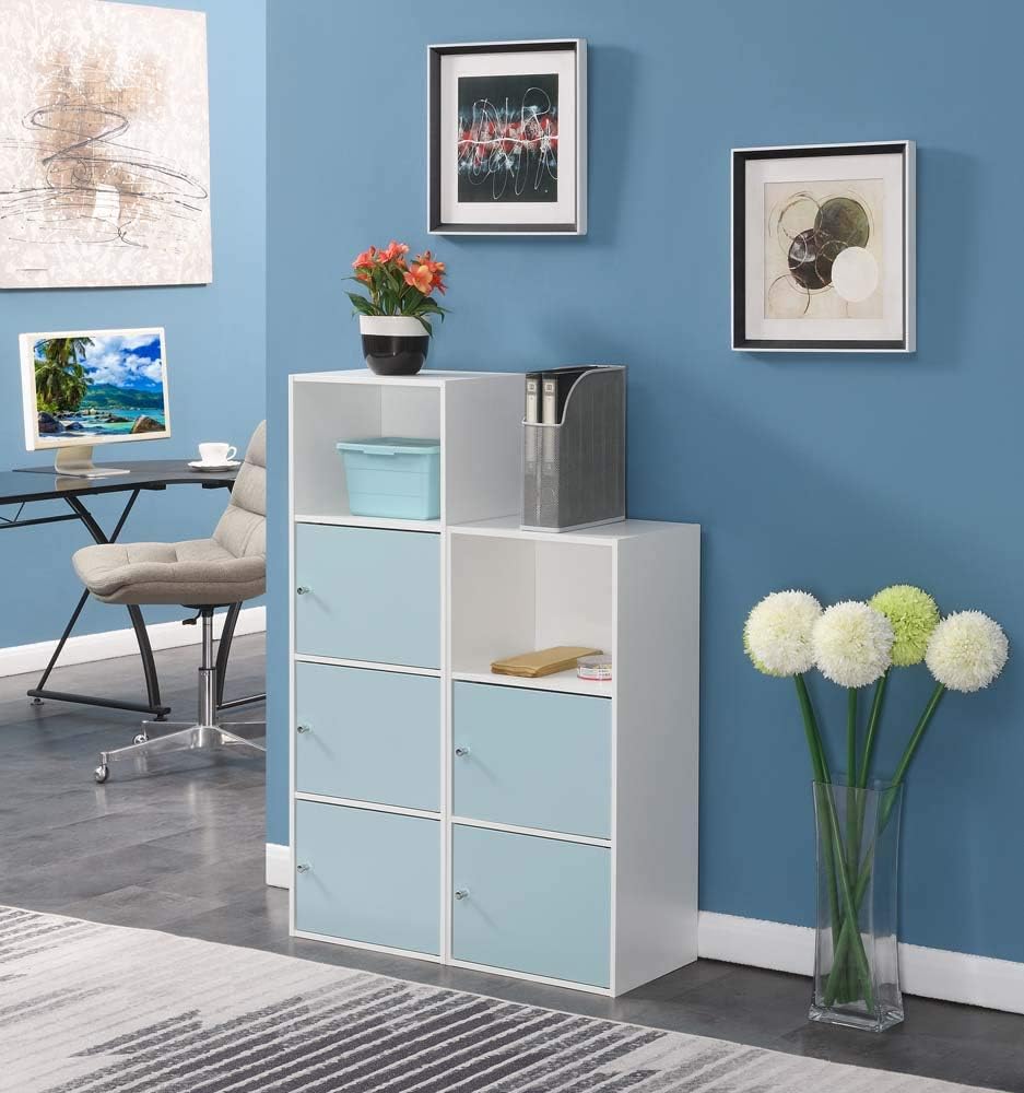 3 Door Cabinet, White/Sea Foam U940