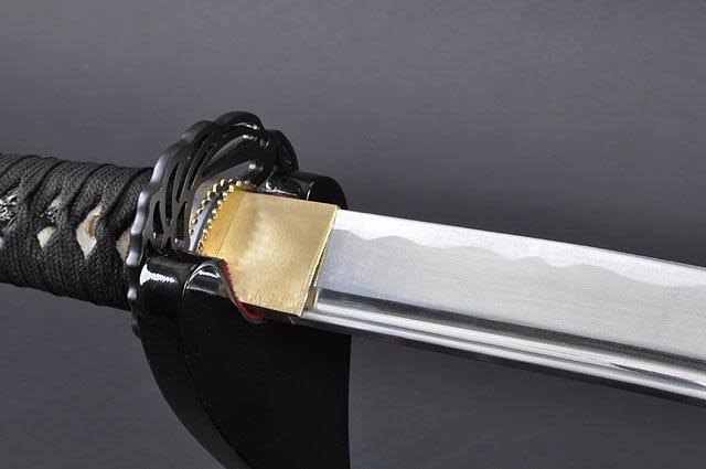 Black Scabbard Aluminium Alloy Unsharpened Training Katana S28419