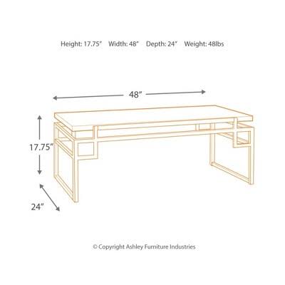 Silver/Black Square End Table W29304