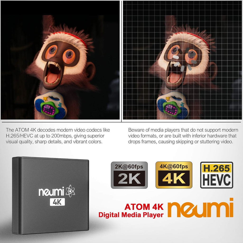 4K Ultra-HD Digital Media Player Pack of 2 R49652