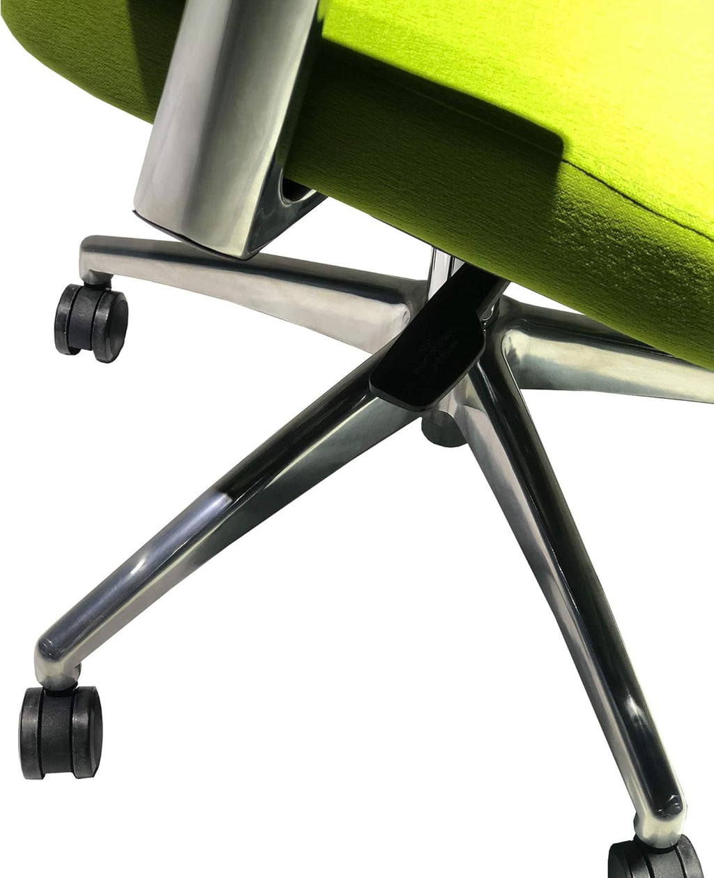 Green and Gray Ergonomic Office Swivel Chair with Padded Seat and Casters E708