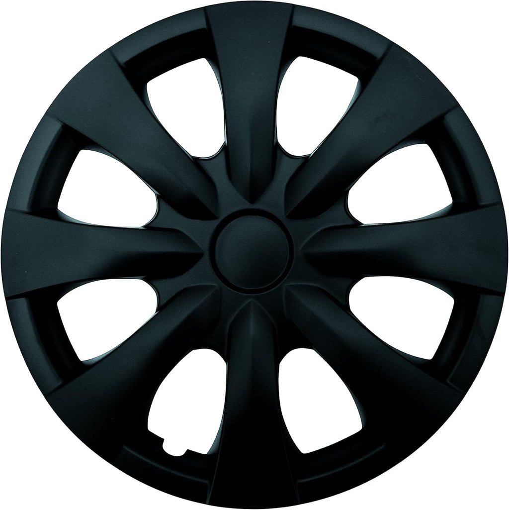 Satin Black 15 ABS Wheel Cover, Pack of 4 W4514