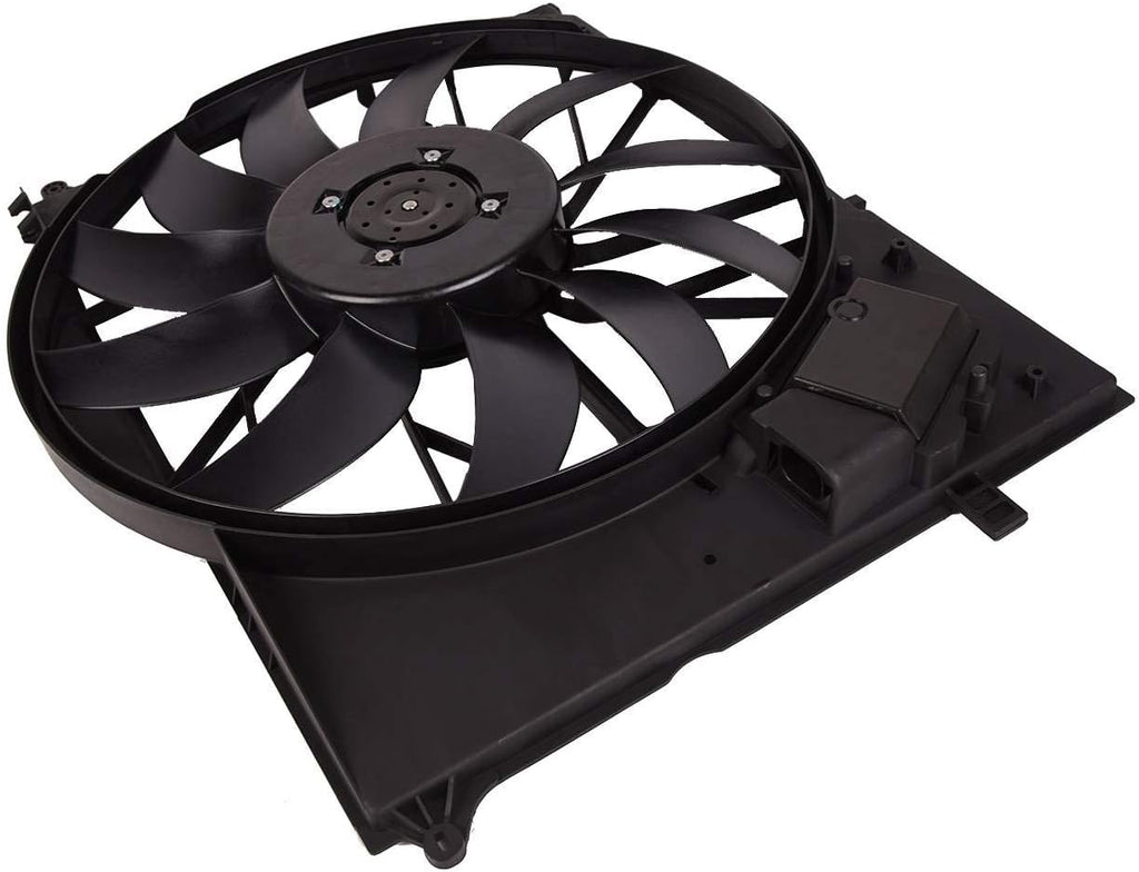 Auxiliary Brushless Cooling Fan Assembly for Mercedes Benz W220 S430 S500 S600 S65 CL500 CL55 SL63 A331