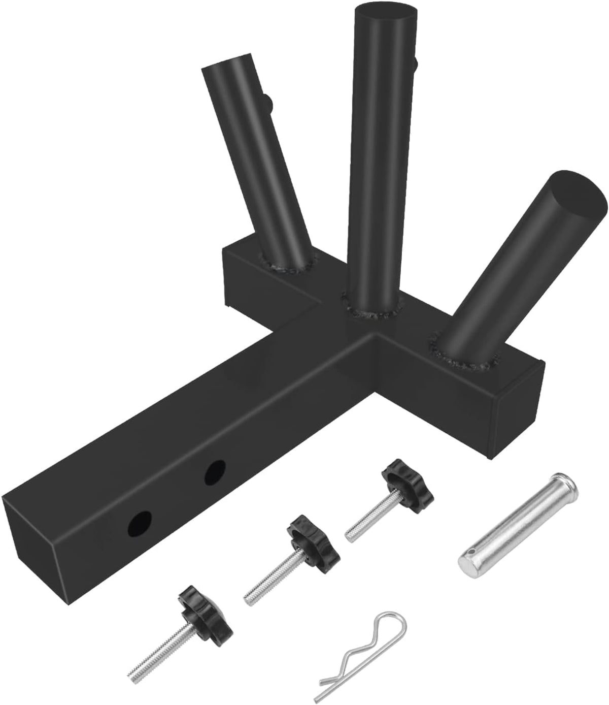 Hitch Mount 3 Flagpole Holder for 2 Inch Trailer Receiver P5079