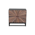Natural 2 Door Accent Cabinet E300307