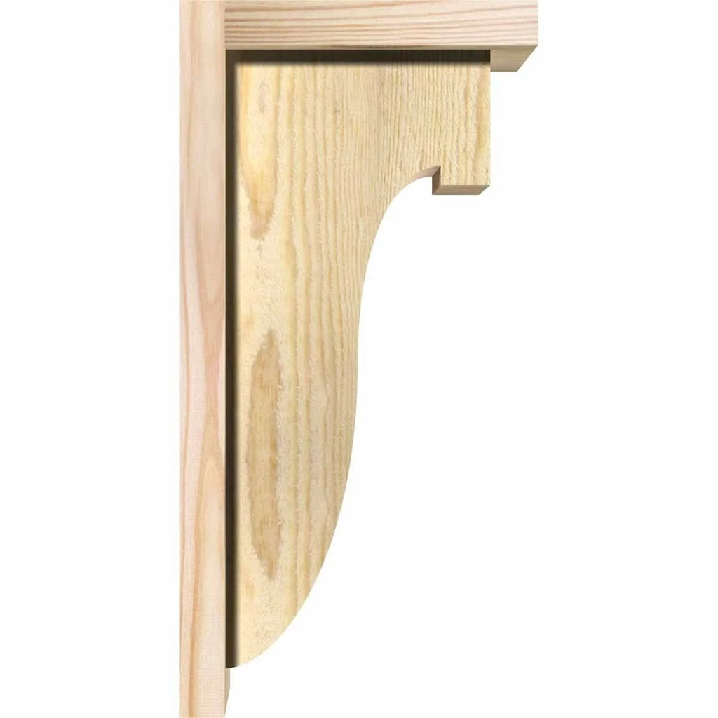 Douglas Fir Corbel with Backplate D825