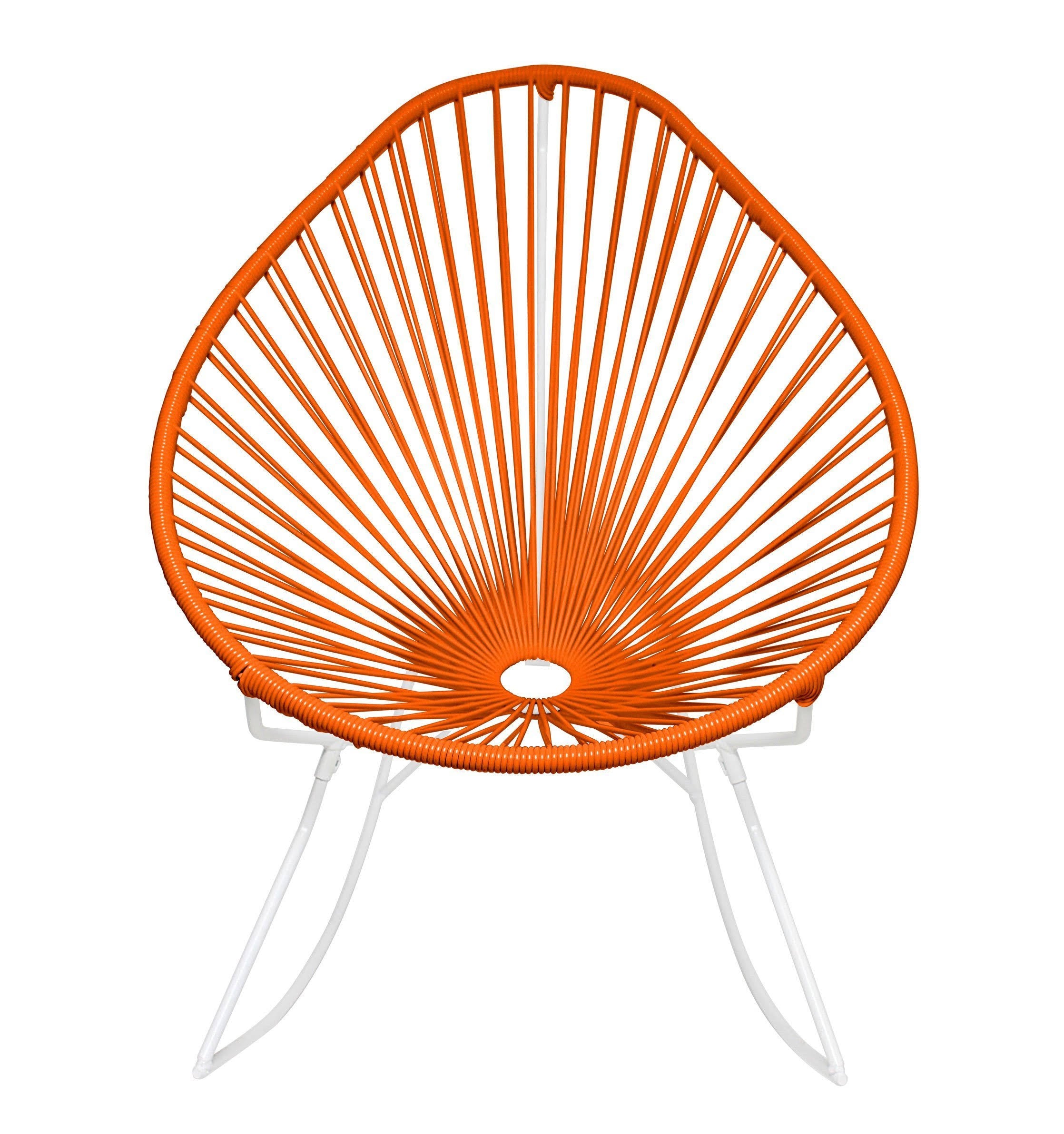 Orange Weave Rocking Chair X978311