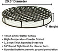 29.5 Inch Heavy Duty Steel Fire Pit Grate C8634