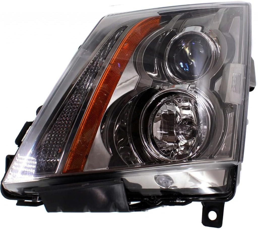 Headlight Assembly Pair for Cadillac CTS 2008-2014 Halogen R7159