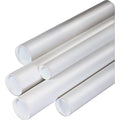 2 x 15x22 White Cardboard Mailing Tubes, 50/Case A618