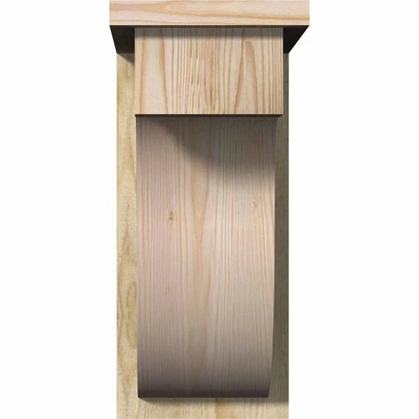 Douglas Fir Corbel with Backplate D825