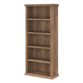 Reclaimed Pine 5 Shelf Bookcase X355