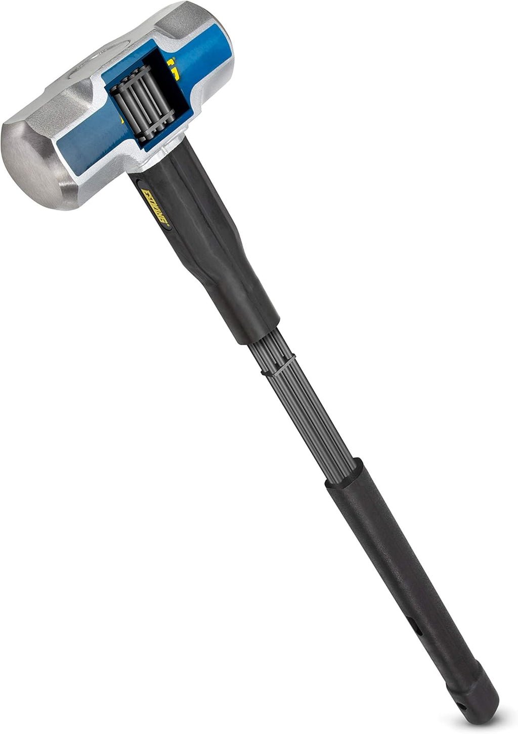 6-Pound Soft Face Sledge Hammer with Vulcanized Rubber Overlay C8646