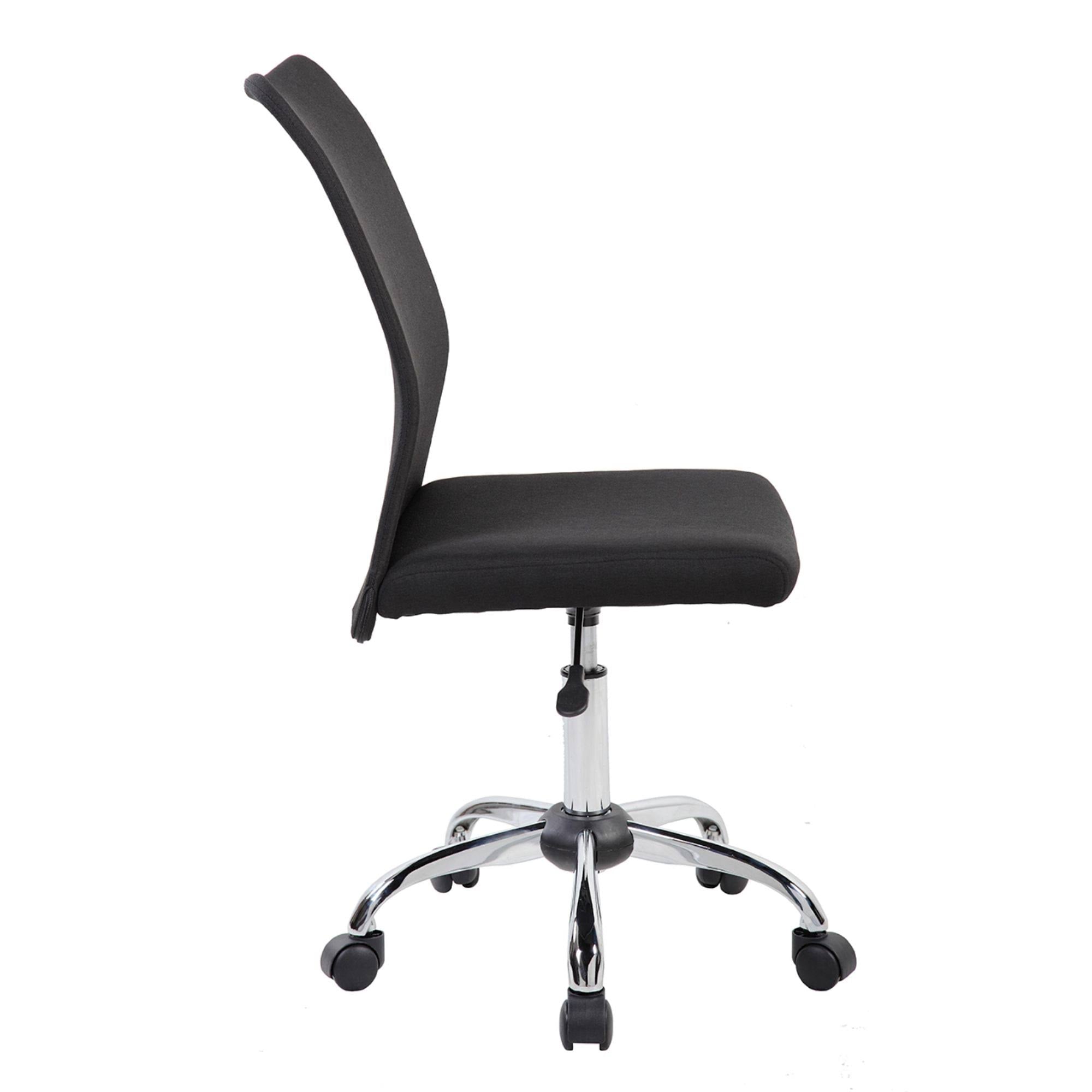 Black Armless Task Chair W670
