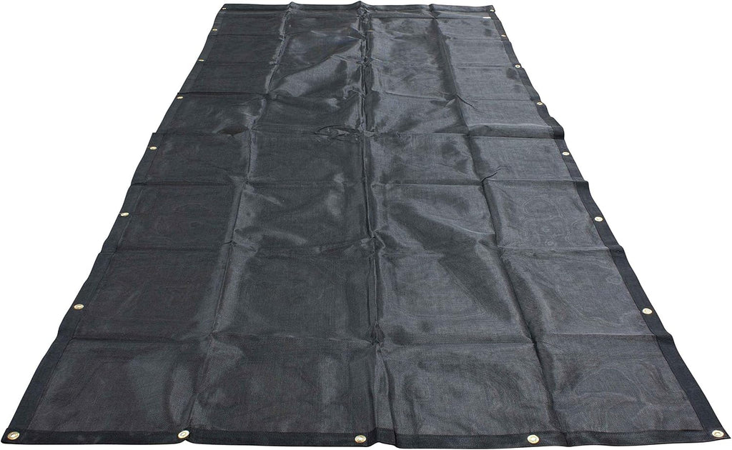 7' x 16' Vinyl Coated Mesh Dump Truck Tarps with 5 Inch 18oz Double Pocket X69661