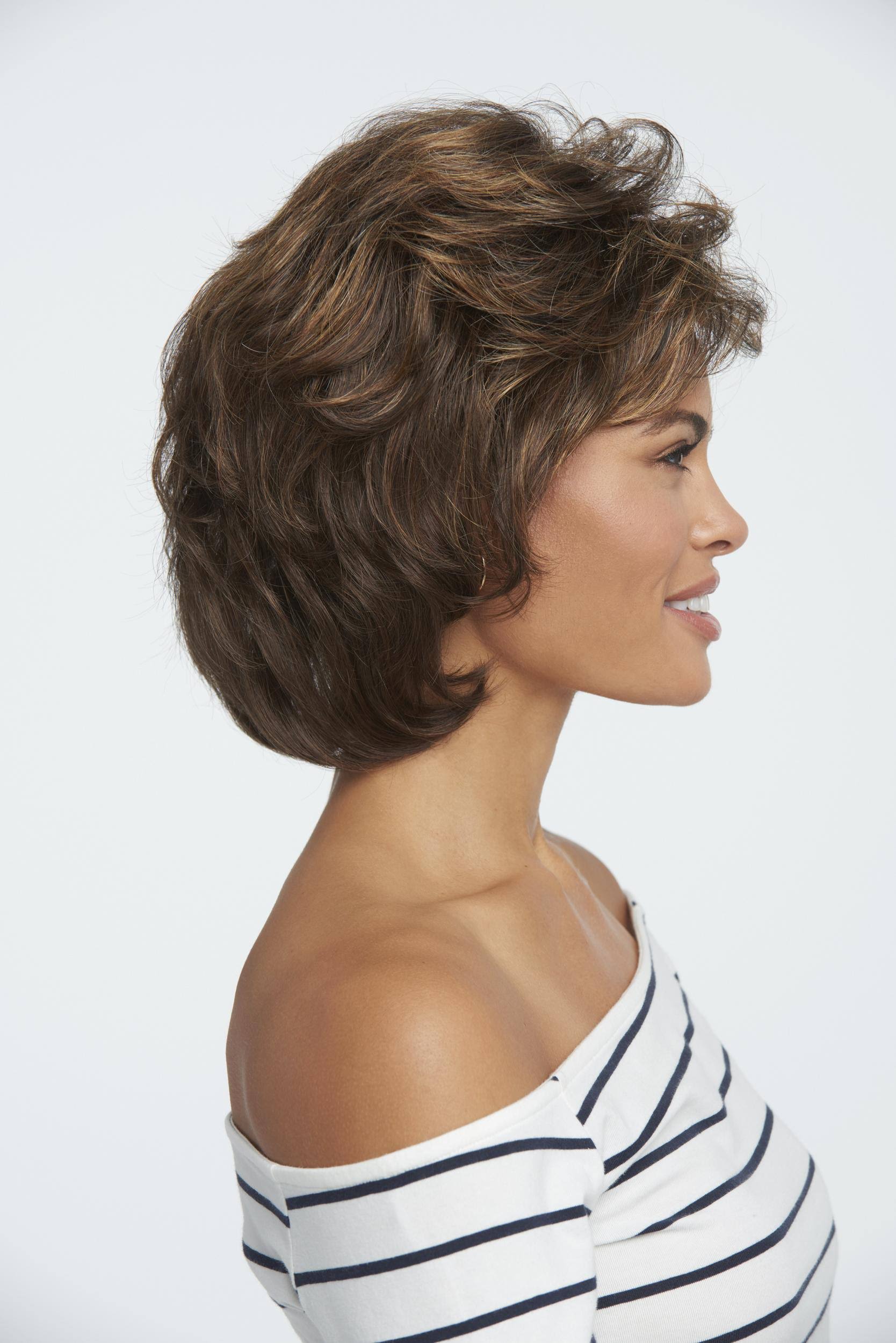 Glazed Hazelnut Synthetic Wig H5951