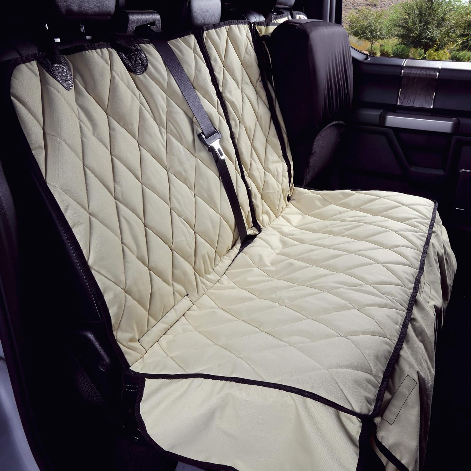 Heavy Duty Waterproof Rear Bench Seat Cover with Hammock U105640