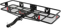 Hitch Mount Cargo Carrier 60x20x6 Folding Shank 2 Receiver 500 lbs Capacity P854793