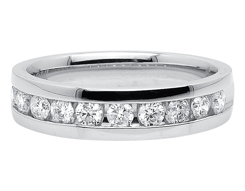 Mens 5.5mm Channel Diamond Band N9459