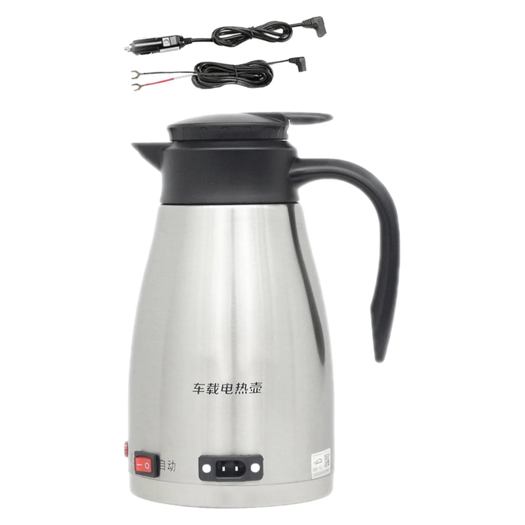 12V Stainless Steel Car Electric Kettle with Indicator Light H344602